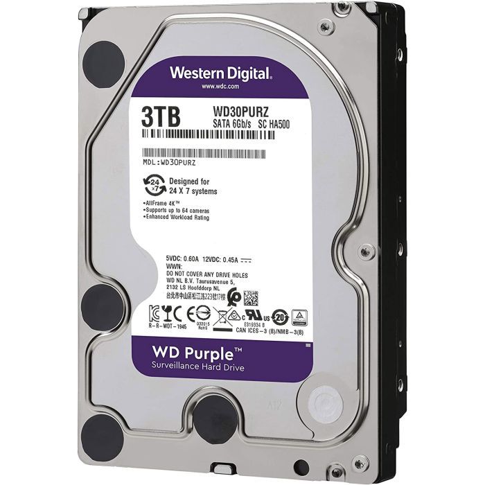 Жесткий диск 3.5" 2TB WD (WD23PURZ) изображение 2