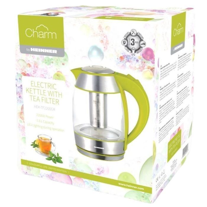 Електрочайник HEINNER HEK-TF2200GR зображення 4