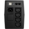 Пристрій безперебійного живлення FSP FP650, USB, IEC (PPF3601405) зображення 3