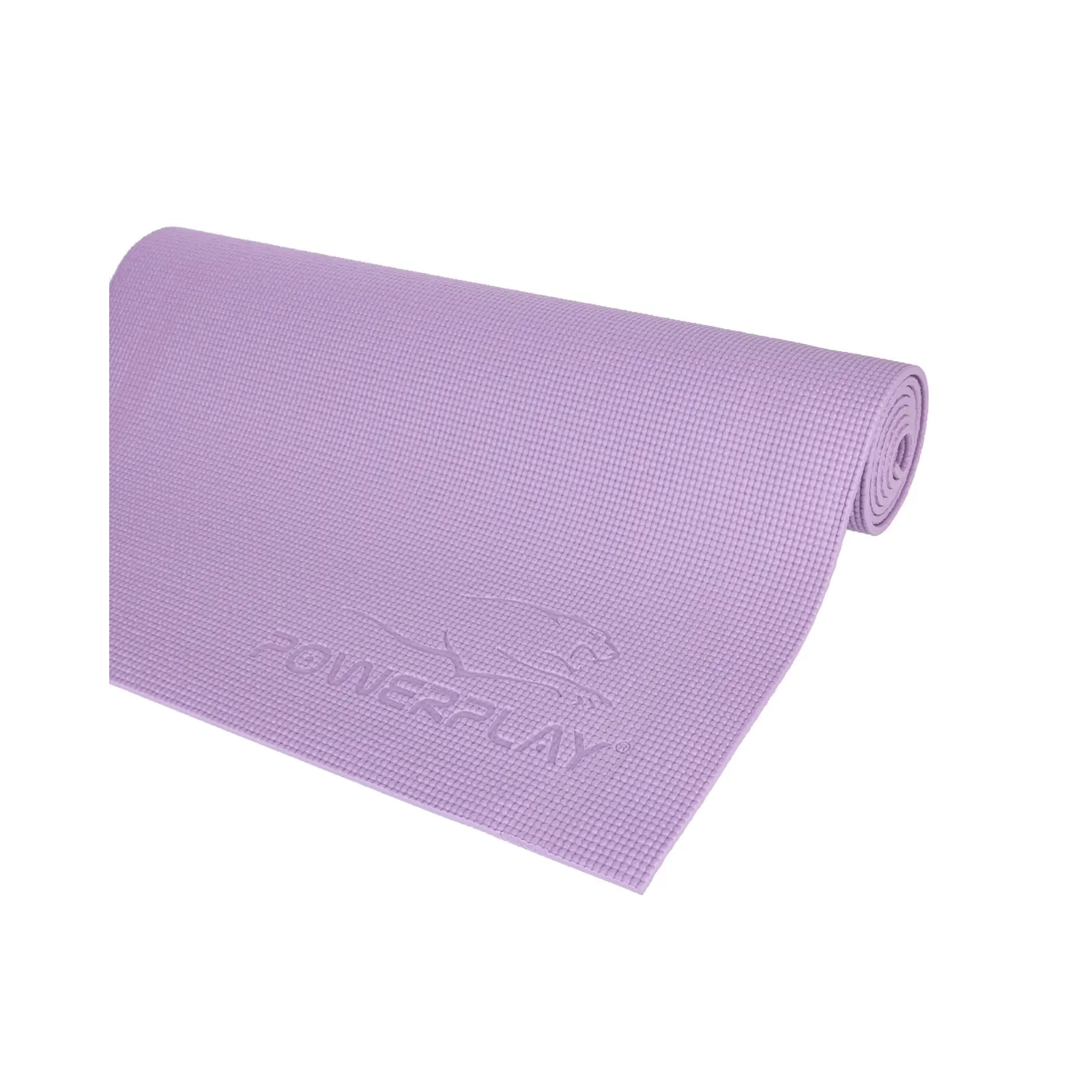 Килимок для йоги PowerPlay 4010 PVC Yoga Mat 173 x 61 x 0.6 см Рожевий (PP_4010_Rose_(173*0,6)) зображення 3