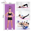 Коврик для йоги PowerPlay 4010 PVC Yoga Mat 173 x 61 x 0.6 см Лавандовий (PP_4010_Lavender_(173*0,6)) изображение 7