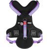 Шлей для собак WAUDOG Nylon безопасна с QR паспортом L фиолетовая (52509) изображение 2