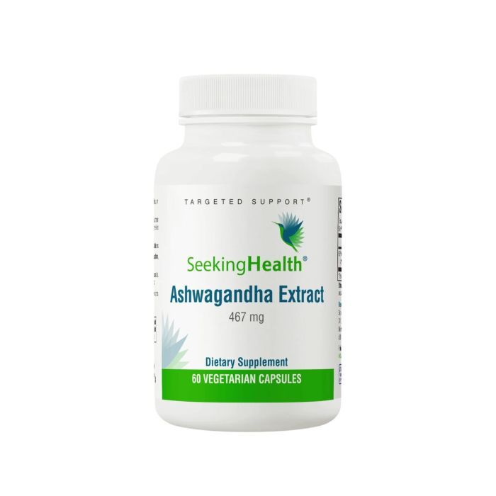 Травы Seeking Health Экстракт ашваганды, 467 мг, Ashwagandha Extract, 60 капсул (SKH-52014)