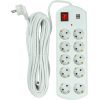 Сетевой фильтр питания PowerPlant 10м, 10 розеток, USB, євро, 100% мідь (YS-N6065/10) (EX610563) изображение 2