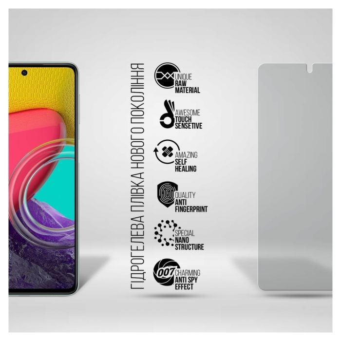 Плівка захисна Armorstandart Anti-spy Samsung M53 (M536) (ARM69758) зображення 2