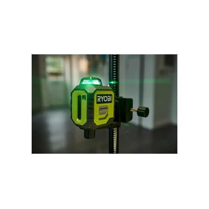 Лазерный нивелир Ryobi RB360GLL, 25 м, 360°, зеленый луч (5133005310) изображение 2