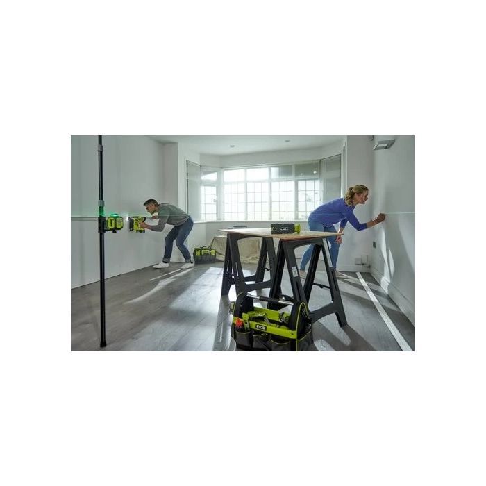 Лазерный нивелир Ryobi RB360GLL, 25 м, 360°, зеленый луч (5133005310) изображение 6