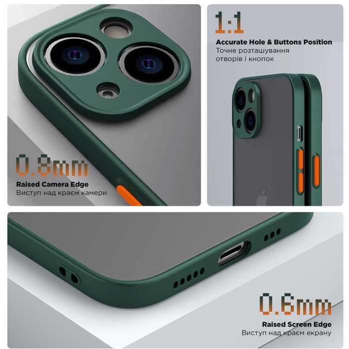 Чехол для мобильного телефона Armorstandart Frosted Matte Xiaomi Redmi 12 4G Blue (ARM68551) изображение 3