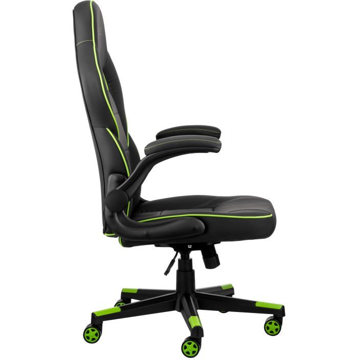 Крісло ігрове 2E Gaming Hebi Black/Green (2E-GC-HEB-BK) зображення 4