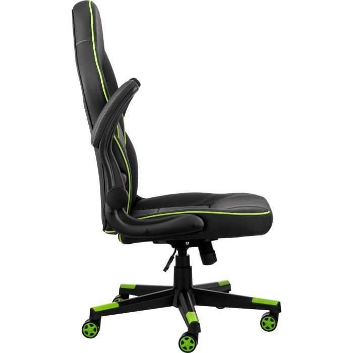 Крісло ігрове 2E Gaming Hebi Black/Green (2E-GC-HEB-BK) зображення 5