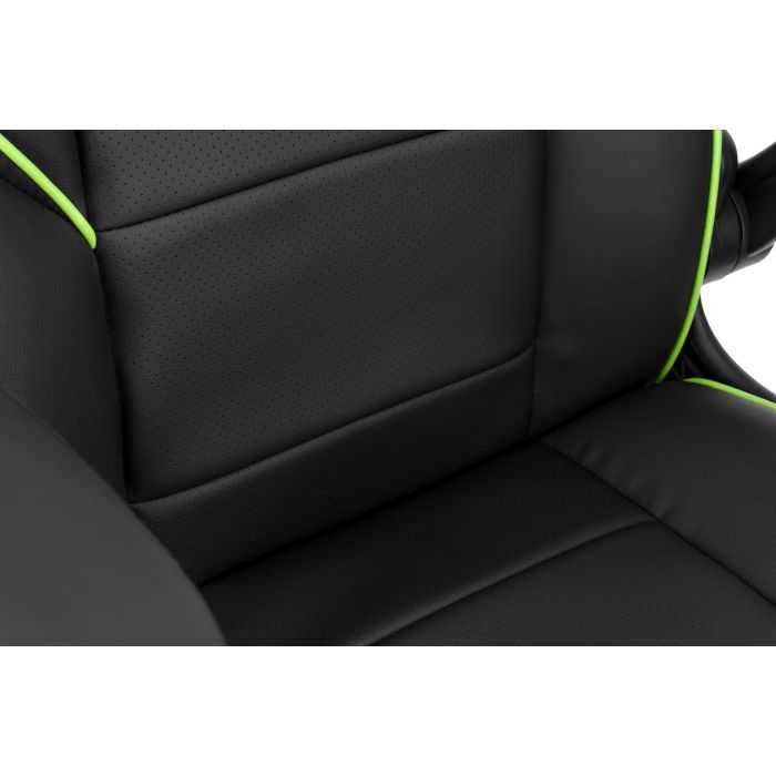 Крісло ігрове 2E Gaming Hebi Black/Green (2E-GC-HEB-BK) зображення 7