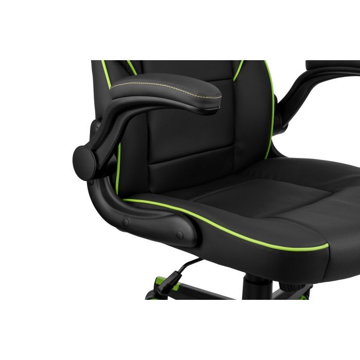 Крісло ігрове 2E Gaming Hebi Black/Green (2E-GC-HEB-BK) зображення 8