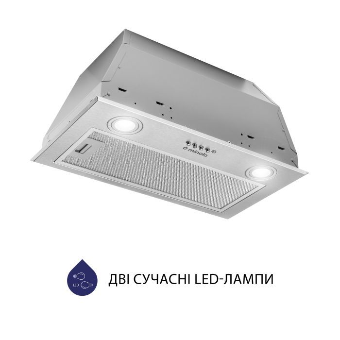 Витяжка кухонна Minola HBI 5722 BL 1200 LED зображення 3