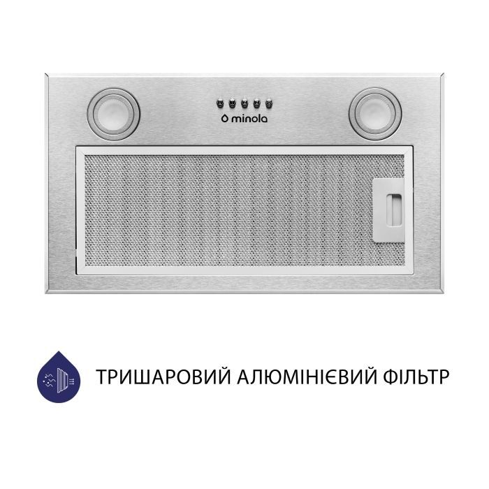 Витяжка кухонна Minola HBI 5722 BL 1200 LED зображення 4