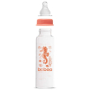 Пляшечка для годування Baboo Скляна , антиколікова, 240 мл, 3+ міс (Sea Life / помаранчева) (3-118) зображення 2