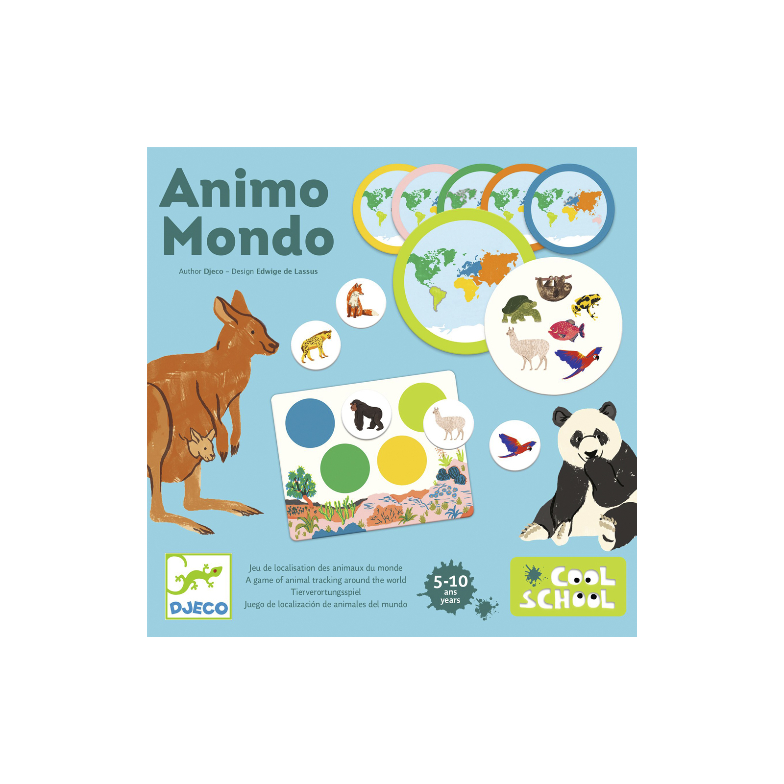 Настільна гра Djeco Анімо Мондо (Animo Mondo) (DJ08198)