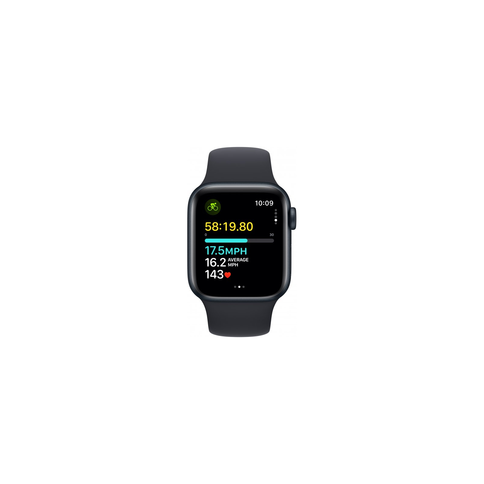 Смарт-часы Apple Watch SE 2023 GPS 40mm Silver Aluminium Case with Storm Blue Sport Band - M/L (MRE23QP/A) изображение 6