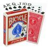 Карты игральные Bicycle Rider Back International Jumbo Index (red) (JIR001-1) изображение 2