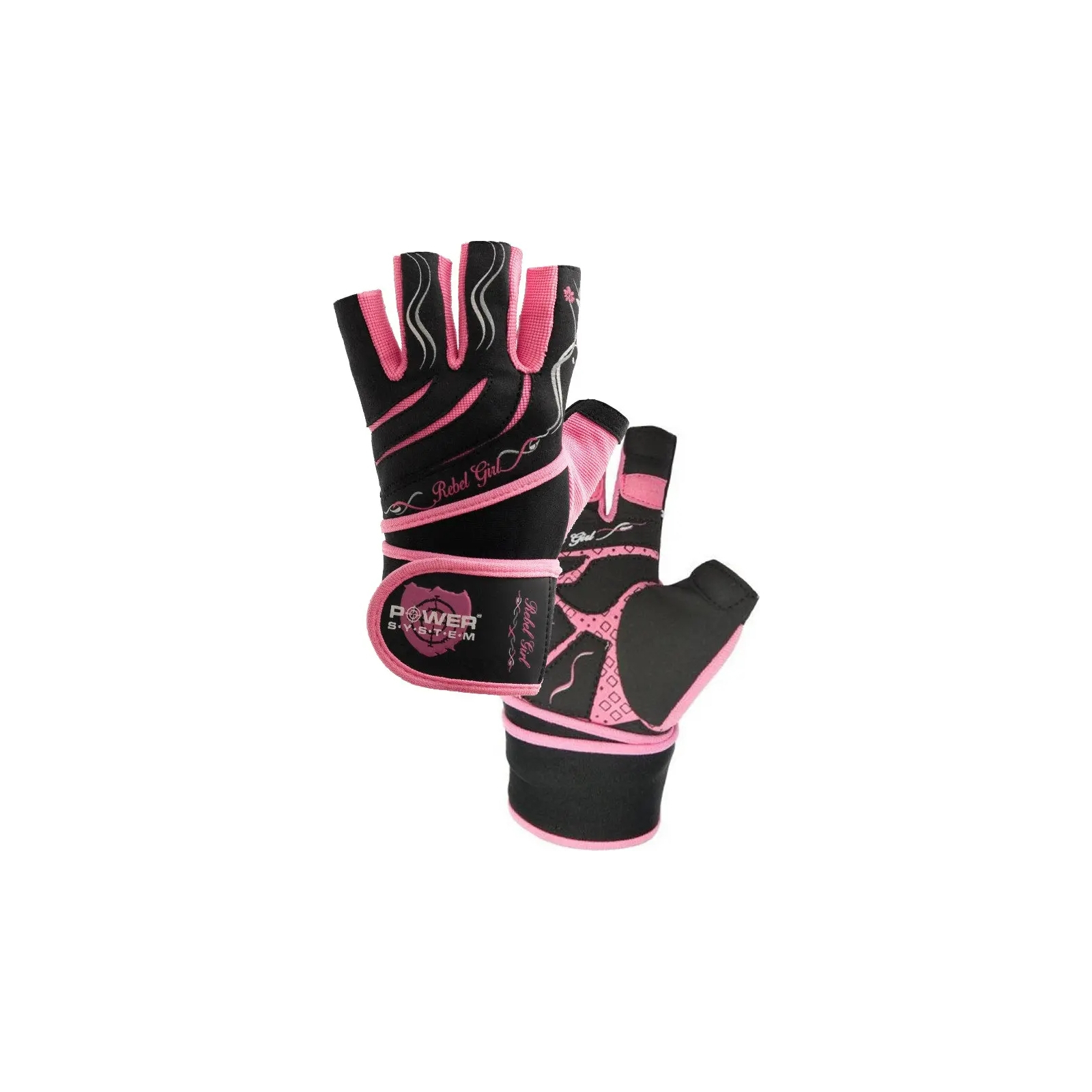 Рукавички для фітнесу Power System PS-2720 Rebel Girl Pink XS (PS-2720_XS_Pink) зображення 6