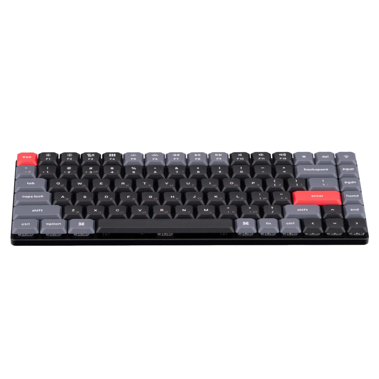 Клавіатура Keychron K3 PRO 84Key Gateron Red Low Profile QMK UA RGB Black (K3PB1_KEYCHRON) зображення 5