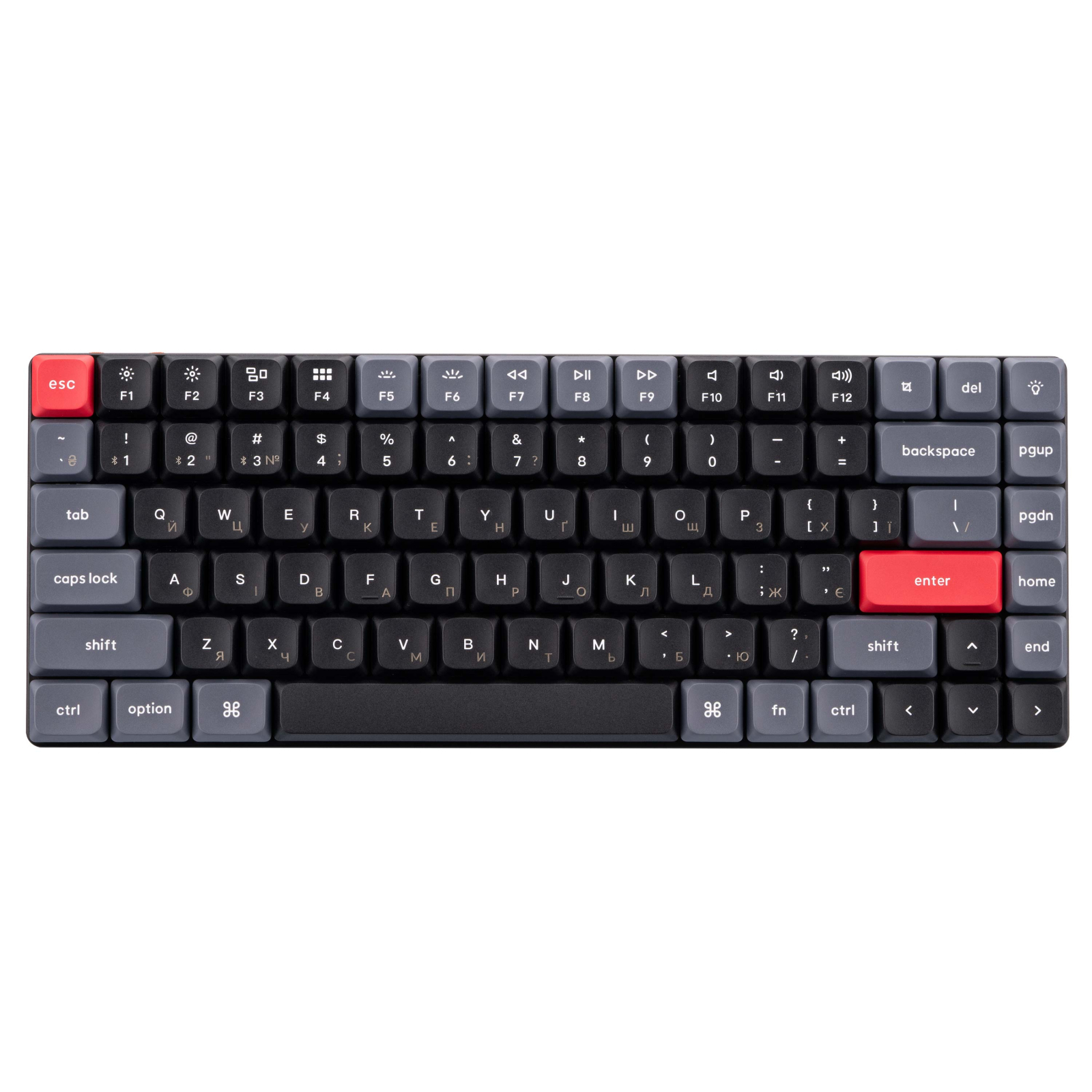 Клавіатура Keychron K3 PRO 84Key Gateron Red Low Profile QMK UA RGB Black (K3PB1_KEYCHRON)