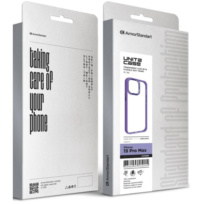 Чехол для мобильного телефона Armorstandart UNIT2 Apple iPhone 15 Pro Max Purple (ARM69990) изображение 5