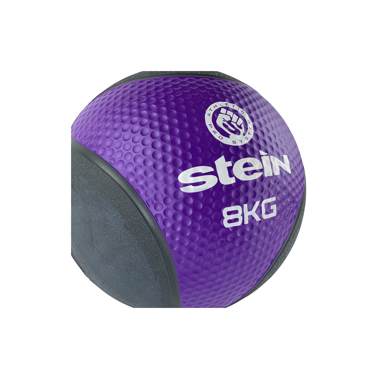 Медбол Stein Чорно-фіолетовий 8 кг (LMB-8017-8) зображення 2