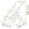 Коляска для кукол Smoby Baby Nurse Прогулка с корзиной Розовая пудра (254018) изображение 3