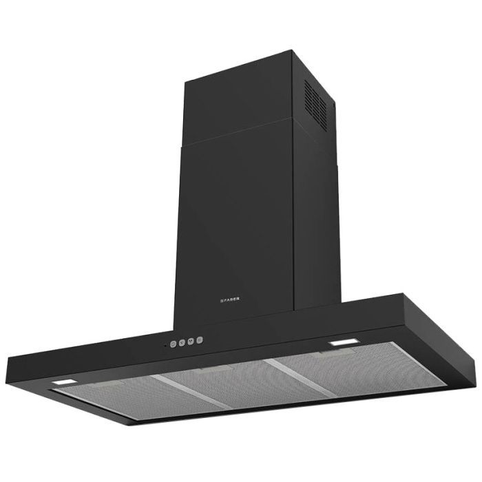 Вытяжка кухонная Faber Stilo Comfort Bk Matt A90, чорний матовий (325.0618.783)