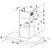 Вытяжка кухонная Faber Stilo Comfort Bk Matt A90, чорний матовий (325.0618.783) изображение 2