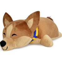 Мягкая игрушка WP Merchandise собака Корги Эмма в патриотическом ошейнике (FWPPATREMMA23BK00)