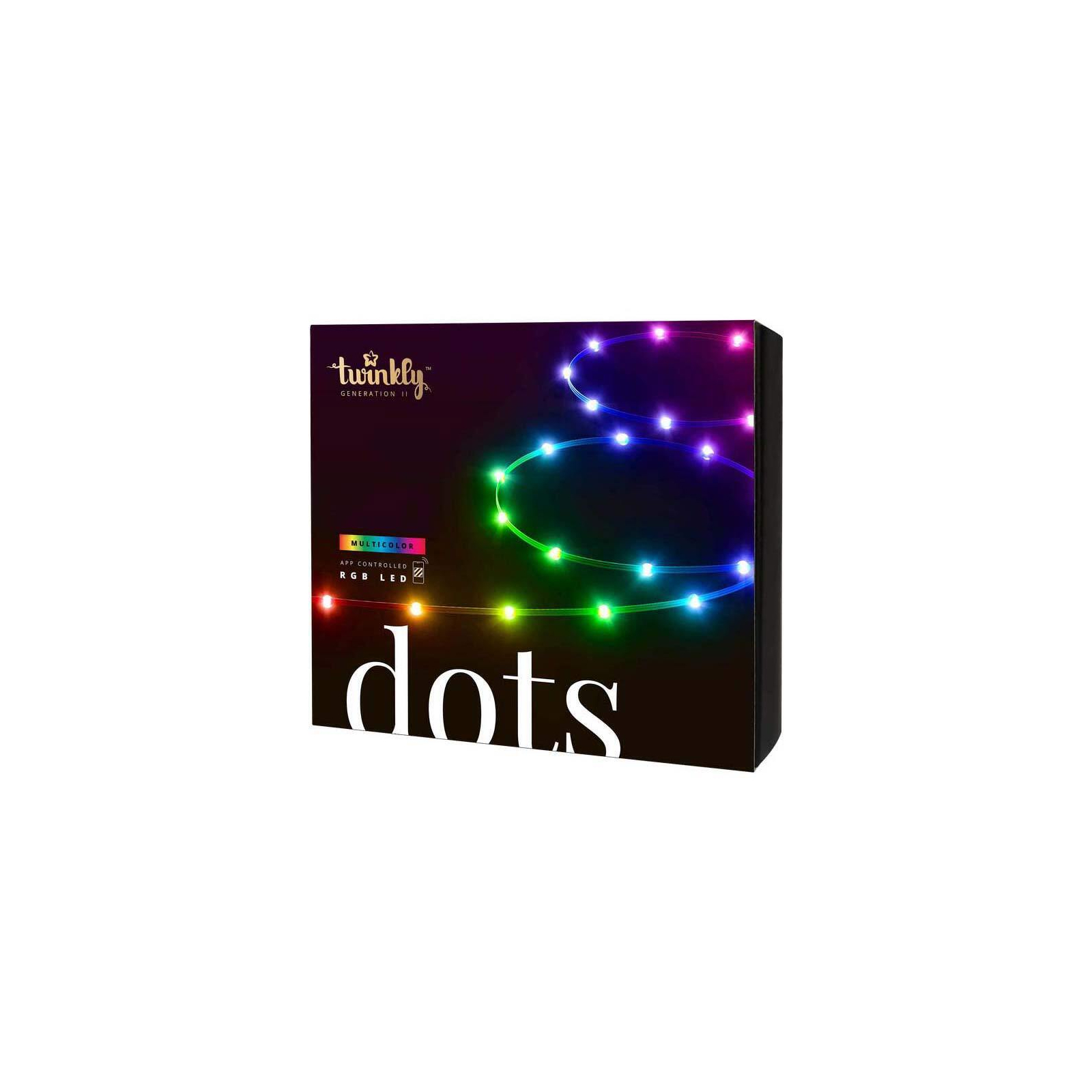 Гирлянда Twinkly Smart LED Dots Lights RGB 400 Gen II, IP44, 20м, прозрачный (TWD400STP-TEU) изображение 3