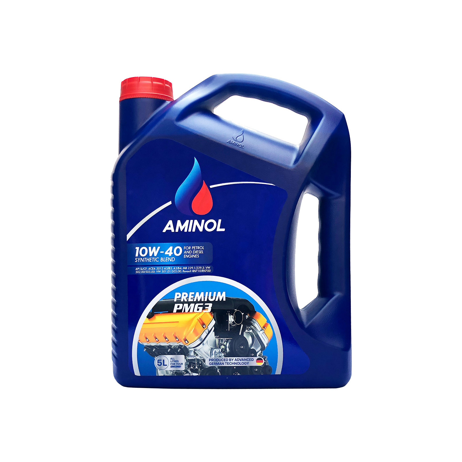 Моторное масло Aminol Premium PMG3 10W40 20л (AM164961)