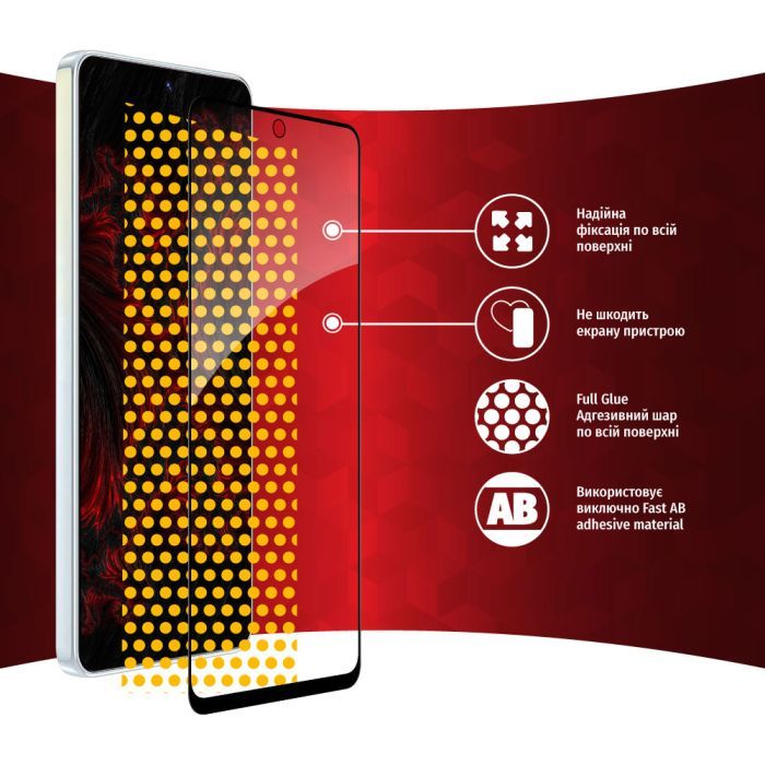 Скло захисне Intaleo Full Glue Tecno Camon 19/19 Pro (1283126547270) зображення 6