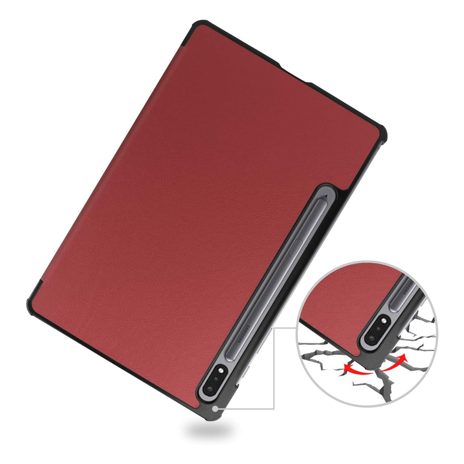 Чехол для планшета BeCover Smart Case Samsung Tab S9 (SM-X710/SM-X716)/S9 FE (SM-X510/SM-X516B) 11.0" Black (709890) изображение 5