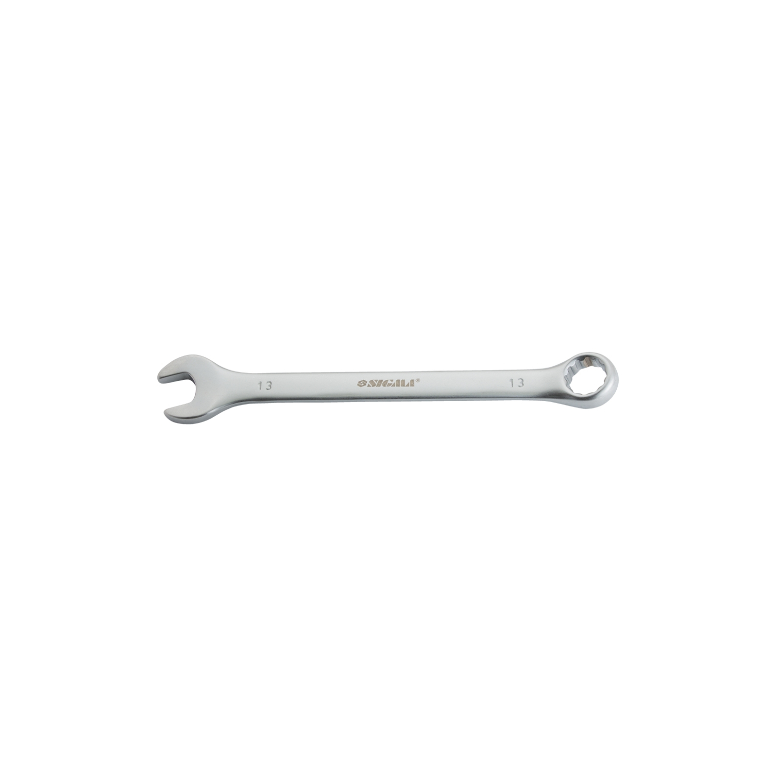 Ключ Sigma ріжково-накидний 13мм CrV satine з підвісом (6021581) зображення 3