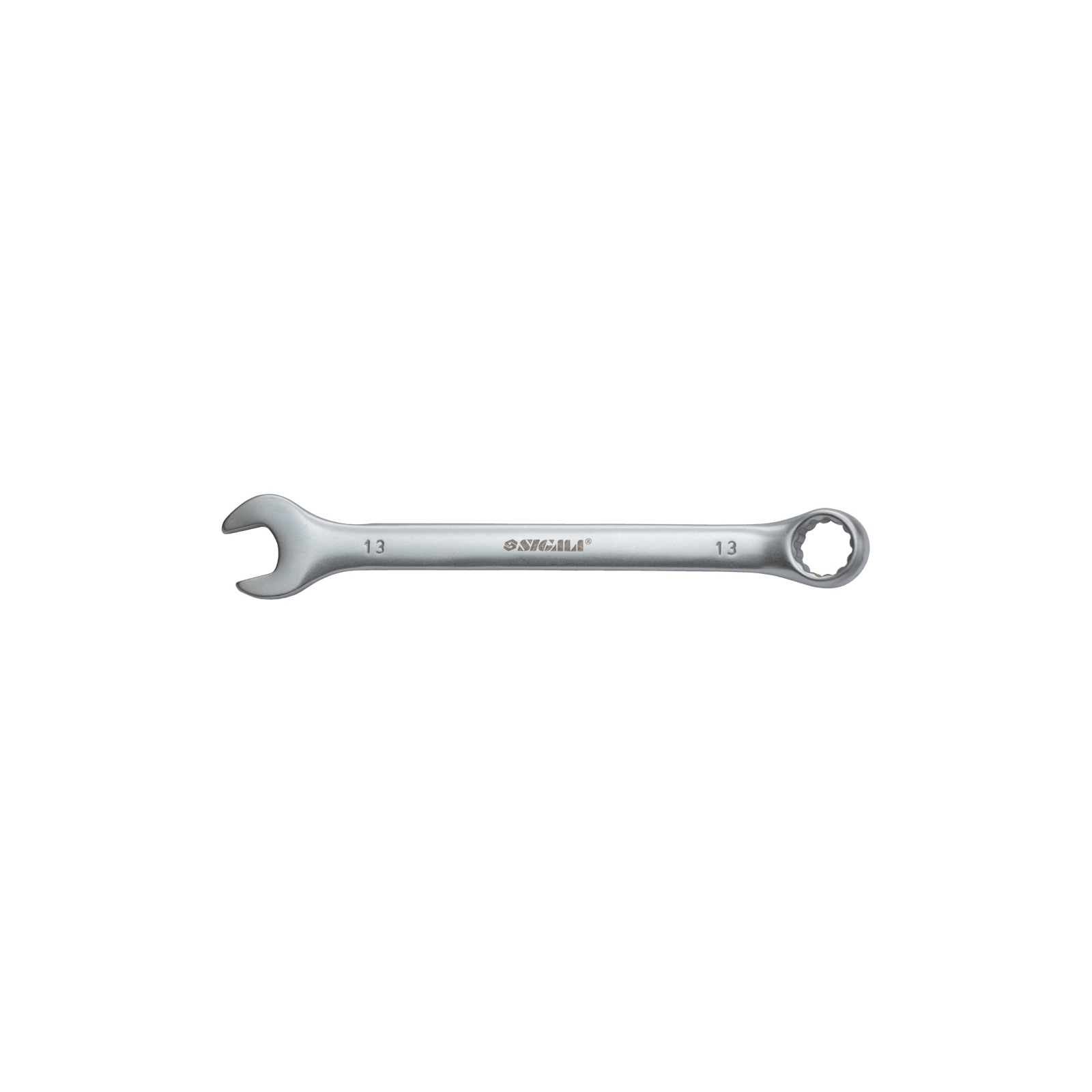 Ключ Sigma рожково-накидной 15мм CrV satine с подвесом (6021601)