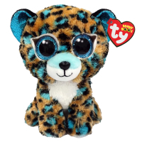 Фото - Мягкая игрушка Ty М'яка іграшка  Beanie Boos Леопард COBALT 15 см  36691 (36691)