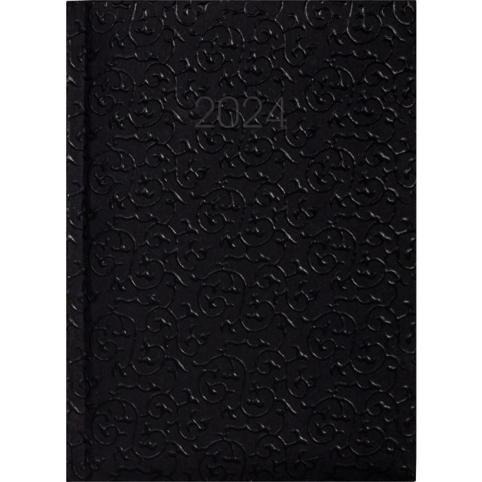 Еженедельник Economix датированный 2024 SULTAN черный, А5 (E21817-01)