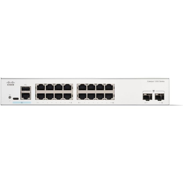 Коммутатор сетевой Cisco C1200-16T-2G изображение 2