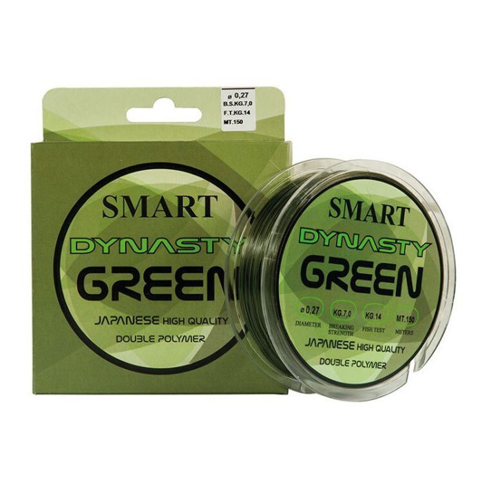 Волосінь Smart Dynasty Green 150m 0.18mm (1300.30.45)