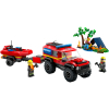 Конструктор LEGO City Пожарный внедорожник со спасательной лодкой 301 деталей (60412) изображение 2