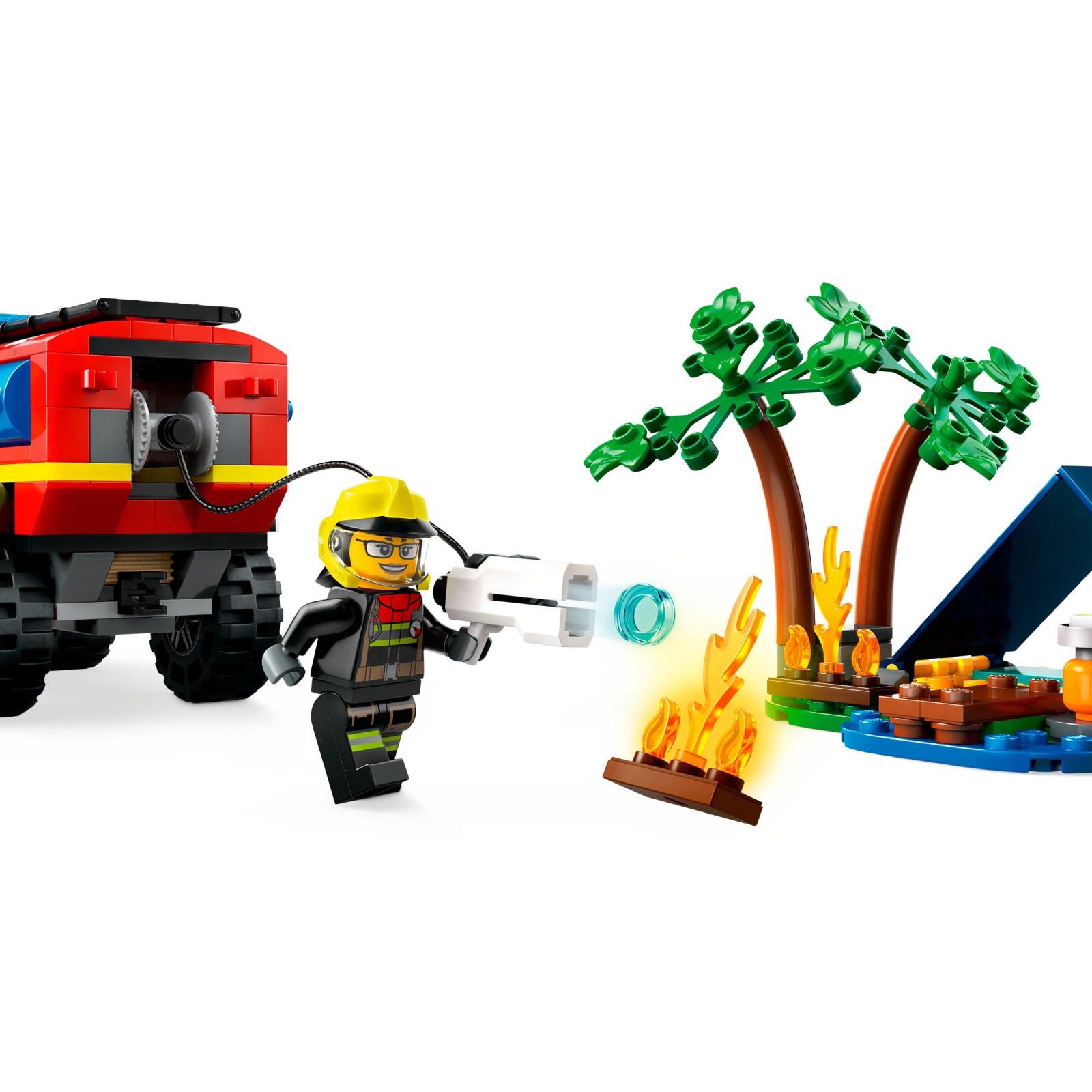 Конструктор LEGO City Пожежний позашляховик з рятувальним човном 301 деталей (60412) зображення 4