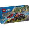 Конструктор LEGO City Пожарный внедорожник со спасательной лодкой 301 деталей (60412)