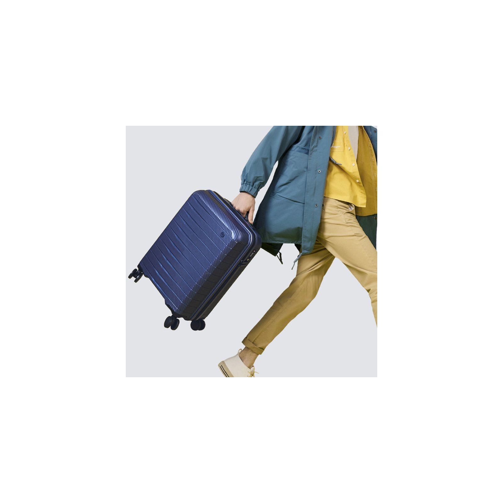 Чемодан Xiaomi Ninetygo Lightweight Luggage 24" Beige (6941413216418) изображение 4