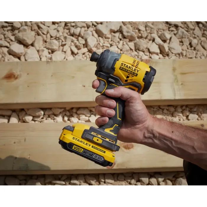 Гайковерт Stanley FatMax, 18V, 2x2Ah, 190Нм, 2900об/хв, 3800уд/хв (SFMCF820D2K) зображення 4