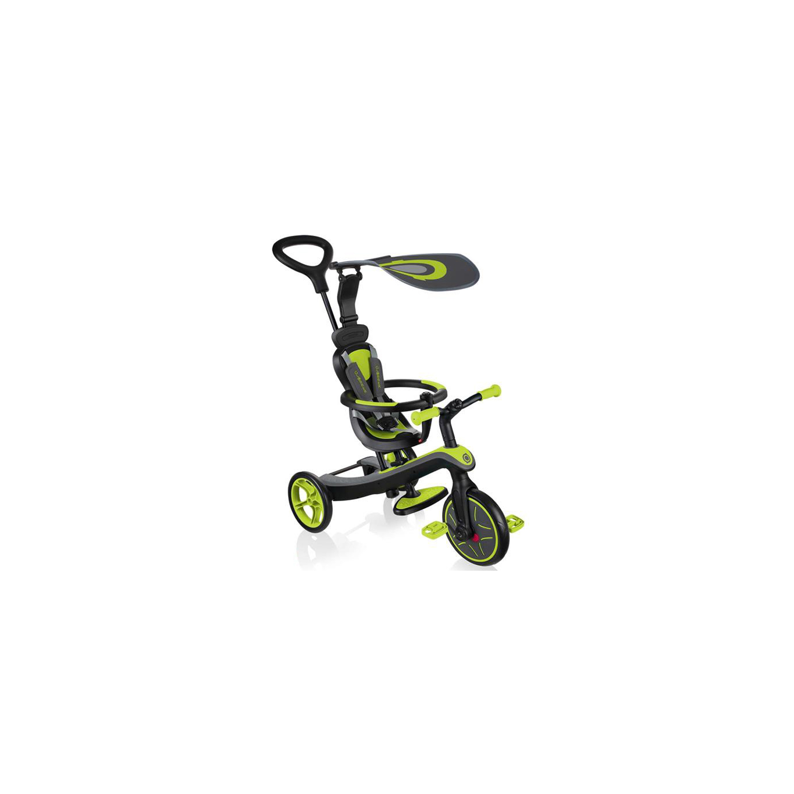 Дитячий велосипед Globber 4 в 1 Explorer Trike Lime Green (632-106-3)