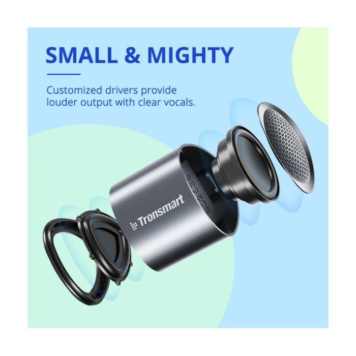 Акустична система Tronsmart Nimo Mini Speaker Polar Black + Nimo Mini Speaker Go (994703) зображення 3
