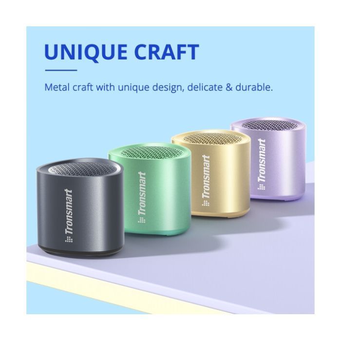 Акустична система Tronsmart Nimo Mini Speaker Polar Black + Nimo Mini Speaker Go (994703) зображення 5