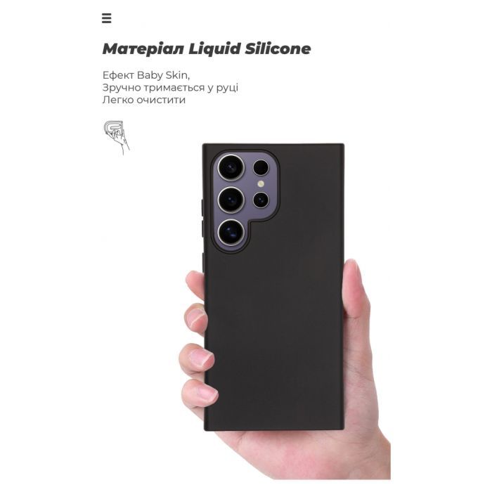 Чехол для мобильного телефона Armorstandart ICON Case Samsung S24 Ultra Black (ARM72496) изображение 7